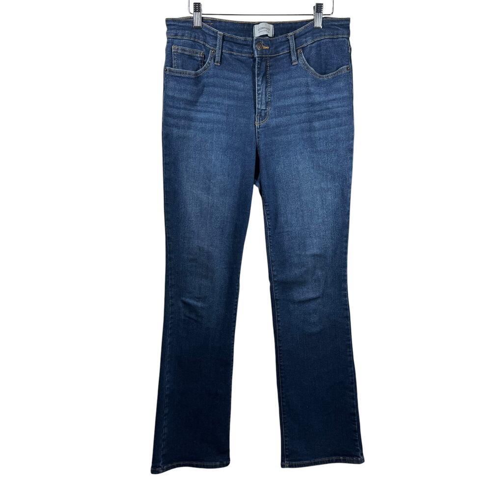 Crown & Ivy Jeans Women 8 Vintage Bootcut Cotton Blend Western Boho Minimal Pant